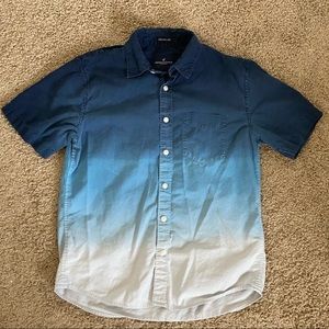 Casual ombré button down